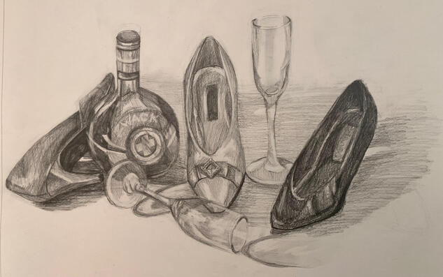Shoe's Night Out - Pencil